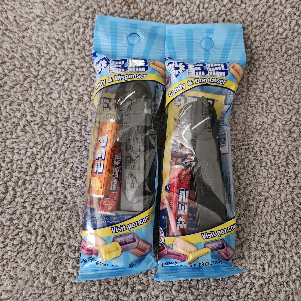 New 6 Black Panter Pez Dispensers